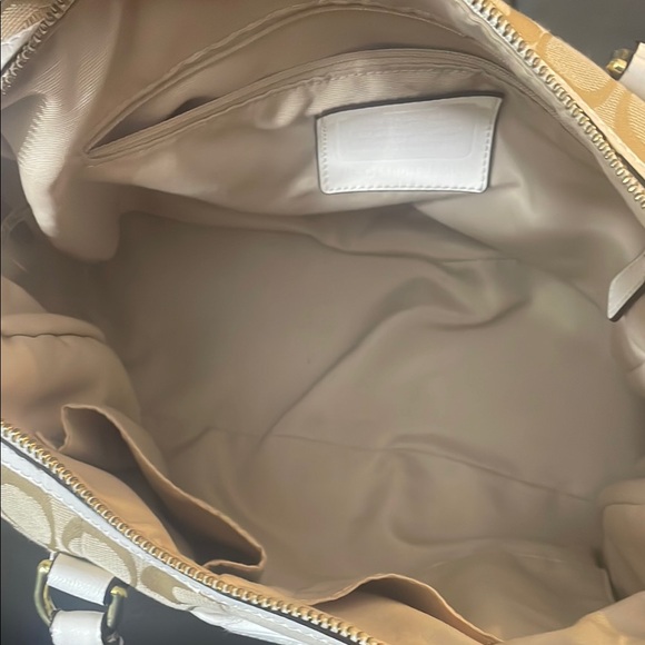 Coach signature stripe Nancy purse 1480-28505 GUC - Picture 5 of 10